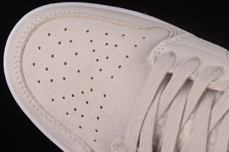 All Categories Air Jordan Jordan Series Basketball Shoes Air Jordan 1 Low Air Jordan 1 Low "Sherpa Fleece" AJ1 Joe 1 Beige Velvet Low-top Cultural Leisure Sports Basketball Shoes DO0750-002